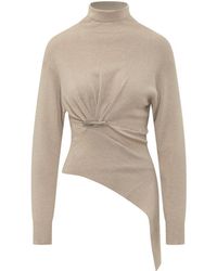 Lanvin - Solid Turtle Neck Sweater - Lyst