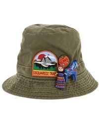 DSquared² - Embroidered Logo Bucket Hat - Lyst