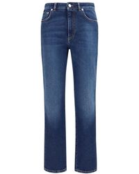 Dolce & Gabbana - Straight High Rise Jeans - Lyst