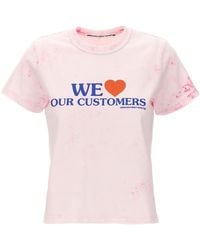 Alexander Wang - 'We Love Our Customers' T-Shirt - Lyst