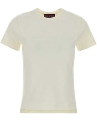 Gucci - Cotton T-Shirt - Lyst
