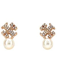Tory Burch - Golden Moondance Stud Earrings - Lyst