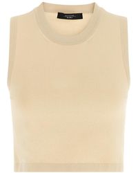 Weekend by Maxmara - Solid Crew Neck Top - Lyst