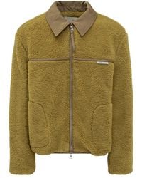 Ami Paris - Textured Shirt Collar Jacket - Lyst