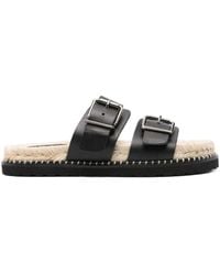 Castañer - Ter Leather Flat Sandals - Lyst