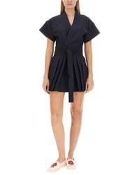KENZO - Mini Kimono Dress - Lyst