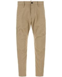 DSquared² - Beige Stretch Cotton Chino Pant - Lyst