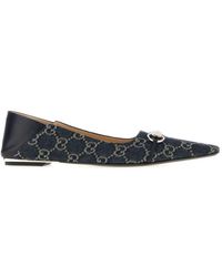 Gucci - Logo Ballet Flats - Lyst