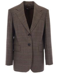 Max Mara - Notched Lapel Blazer - Lyst