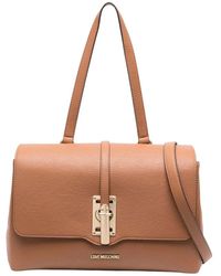 Love Moschino - Logo Large Shoulder Bag - Lyst