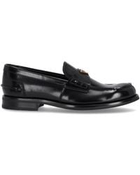 Prada - Leather Loafers - Lyst