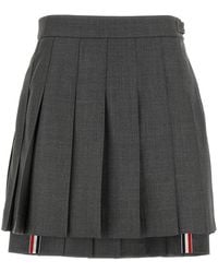 Thom Browne - 'Uniform' Mini Skirt - Lyst