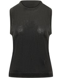 Ami Paris - Solid Crew Neck Top - Lyst