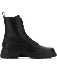 Tod's - Leather Ankle Boots - Lyst
