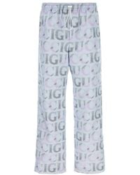 Gucci - Printed Polyester Pant - Lyst