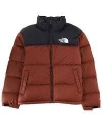 The North Face - Color Block High Neck Jacket - Lyst