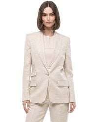 Stella McCartney - Solid Peaked Lapel Blazer - Lyst
