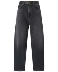 Pinko - Washed Denim Jeans - Lyst