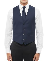 Corneliani - Solid V Neck Waistcoat - Lyst