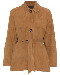 Peuterey - Machuca Suede Leather Jacket - Lyst