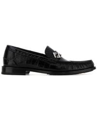Fendi - Leather Loafers - Lyst