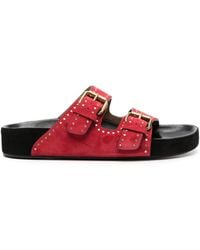 Isabel Marant - Lennyo Suede Sandals - Lyst