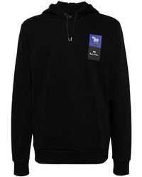 Paul Smith - Logo-Print Organic Cotton Hoodie - Lyst
