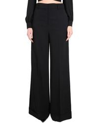 Moschino - High-Waist Wide-Leg Trousers - Lyst