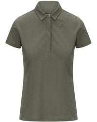 K-Way - Solid Shirt Collar Polo - Lyst