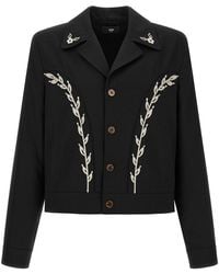 Amiri - Western Jacket With Embroideries - Lyst