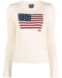 Polo Ralph Lauren - Flag Knit Jumper - Lyst
