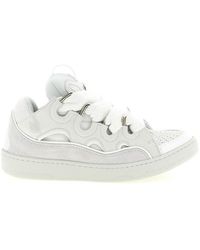 Lanvin - Solid Sneakers - Lyst
