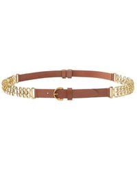 Pinko - Chain Insert Buckle Belt - Lyst