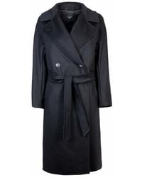 Weekend by Maxmara - Solid Notched Lapel Trench Coat - Lyst