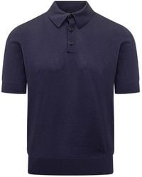 Dolce & Gabbana - Dark Solid Shirt Collar Polo - Lyst