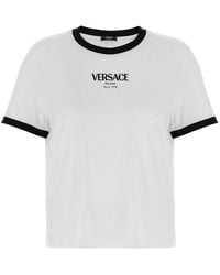 Versace - T-Shirt With Logo - Lyst