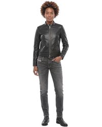 DIESEL - Band Collar Jacket - Lyst
