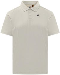 K-Way - Logo Shirt Collar Polo - Lyst