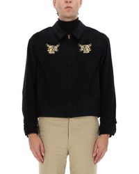 Visvim - Embroidered Shirt Collar Jacket - Lyst