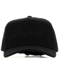 DSquared² - Logo Solid Baseball Hat - Lyst