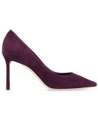 Jimmy Choo - Solid Pointed Toe Pumps - Lyst
