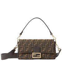 Fendi - Logo Medium Shoulder Bag - Lyst