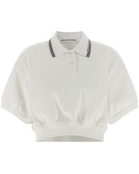 Alexander Wang - Logo Shirt Collar Polo - Lyst