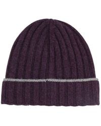 Brunello Cucinelli - Knitted Beanie Cap - Lyst