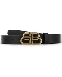 Balenciaga - Embossed Leather Belt - Lyst