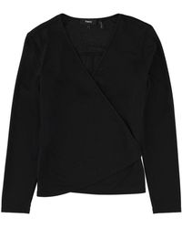 Theory - Solid V Neck Sweater - Lyst