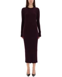 Helmut Lang - Dress With Back Slit - Lyst