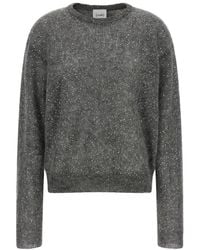 Nude - Embellished Crew Neck Sweater - Lyst