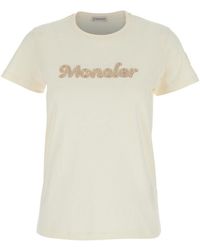 Moncler - Logo Crew Neck T-Shirt - Lyst