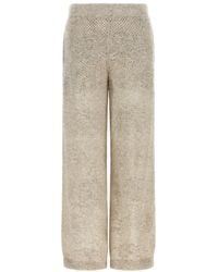 Brunello Cucinelli - Relaxed Elasticated Pants - Lyst